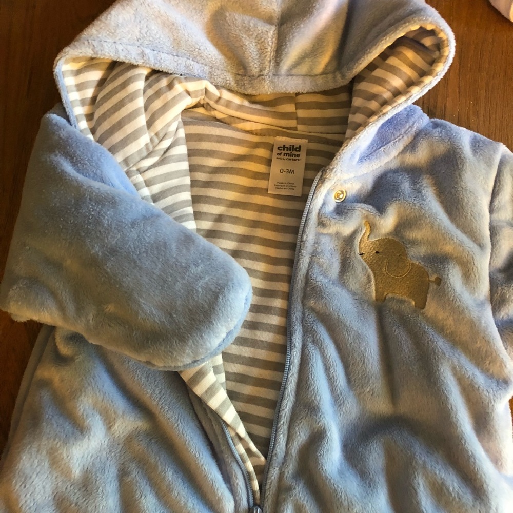 Carters one piece winter suit.